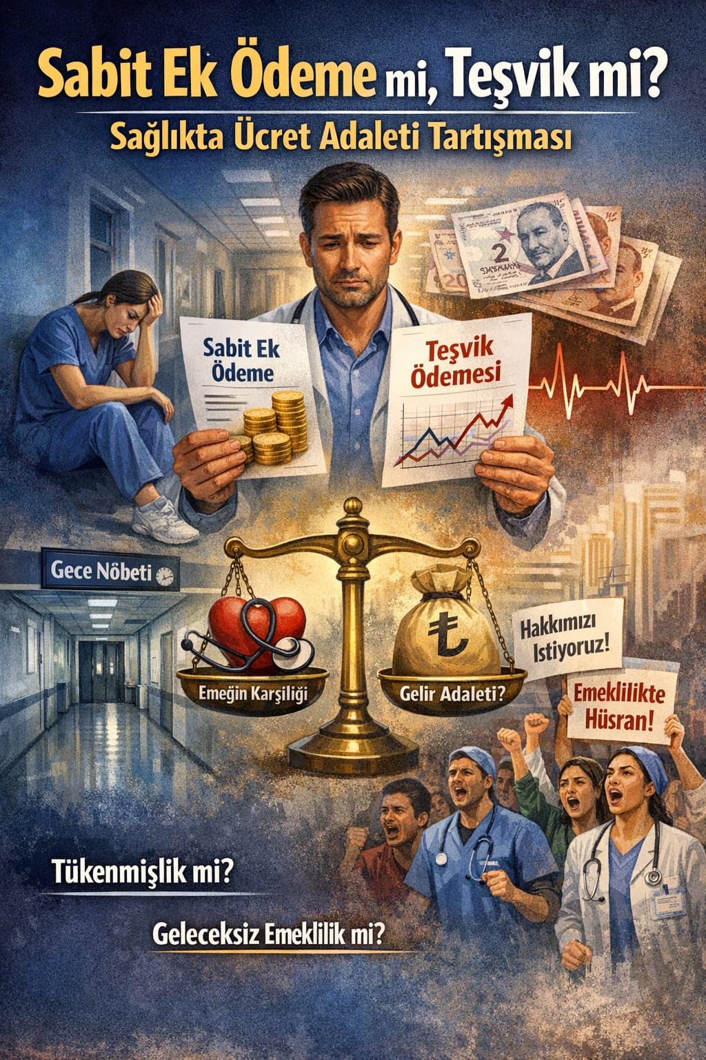 Sabit Ek Ödeme mi, Teşvik mi? Sağlıkta Ücret Adaleti Tartışması