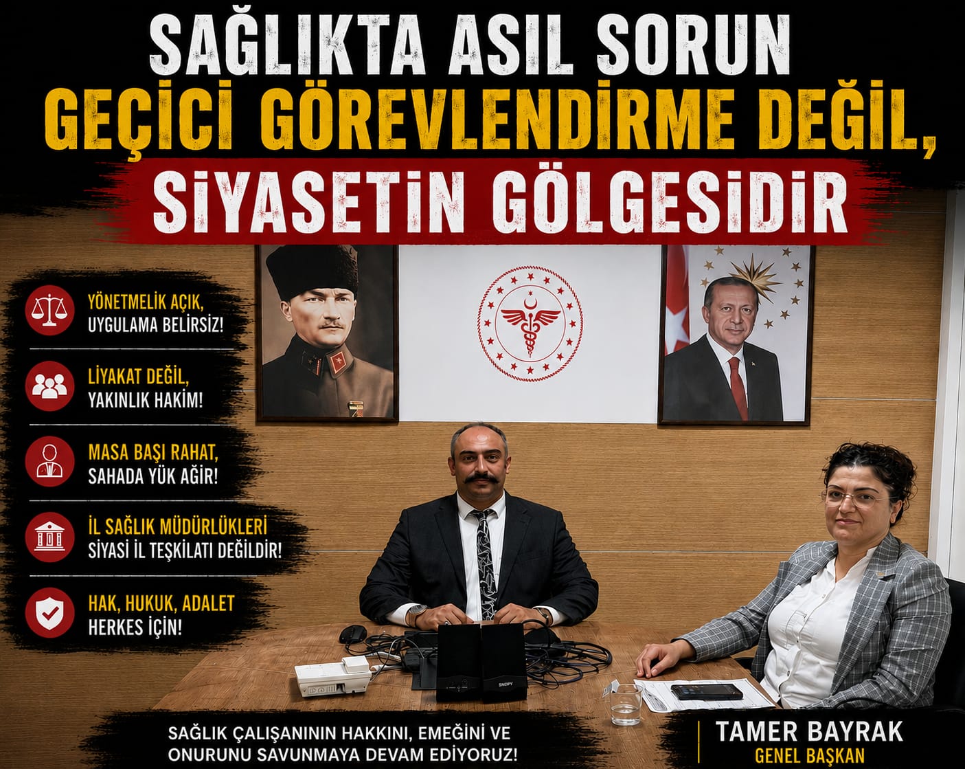 Sağlıkta Asıl Sorun Geçici Görevlendirme Değil, Siyasetin Gölgesidir!!!