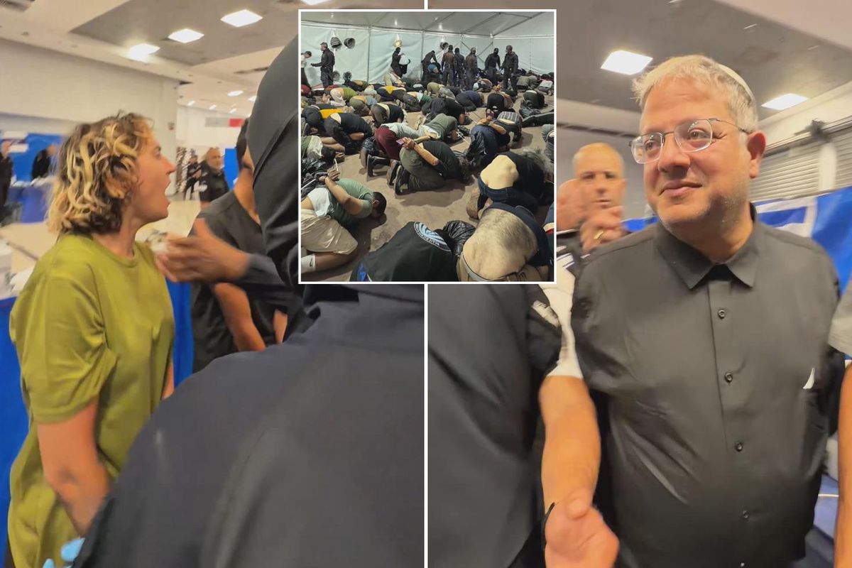Alıkonulan Sumud aktivistlerine insanlık dışı muamele! Ben-Gvir'in yüzüne 