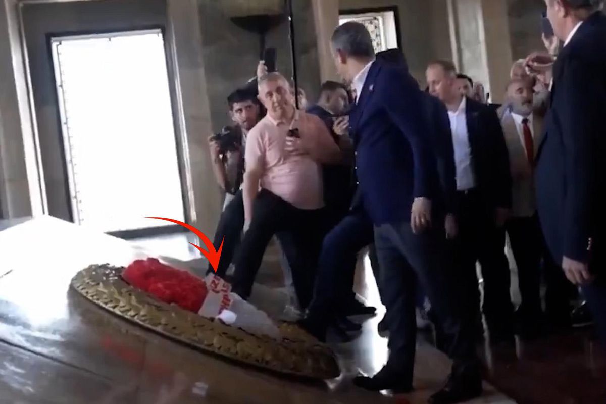 Anıtkabir'de Özgür Özel'e soğuk duş