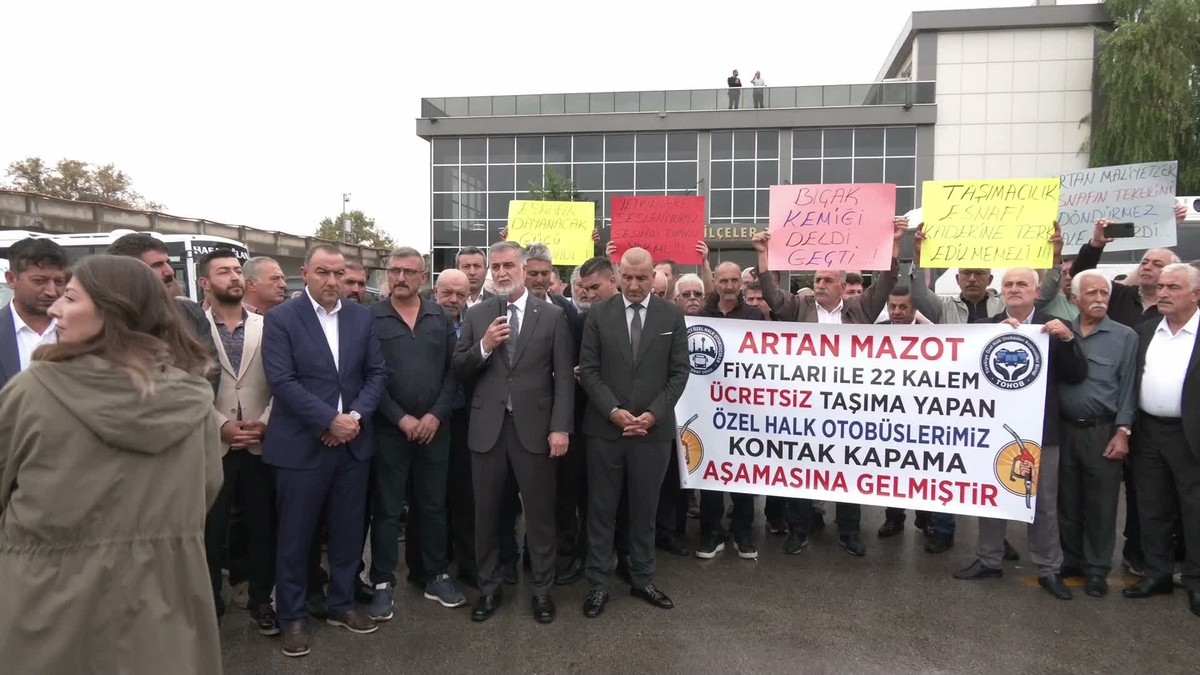 Ankara'da kontak kapatma eylemine erteleme! Otobüsçüler akaryakıta gelen 40 liralık zamma isyan etti