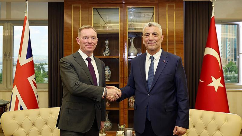 Bakan Bolat, Birleşik Krallık İş ve Ticaret Bakan Yardımcısı'nı kabul etti