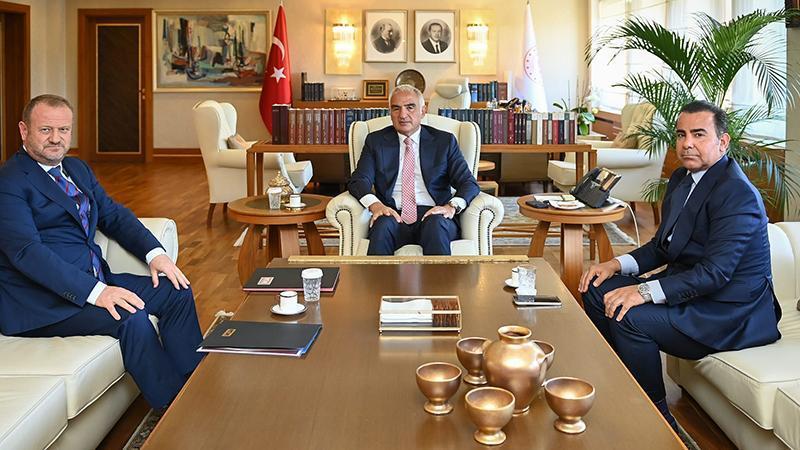 Bakan Ersoy, RTÜK Başkanı Daniş'i kabul etti