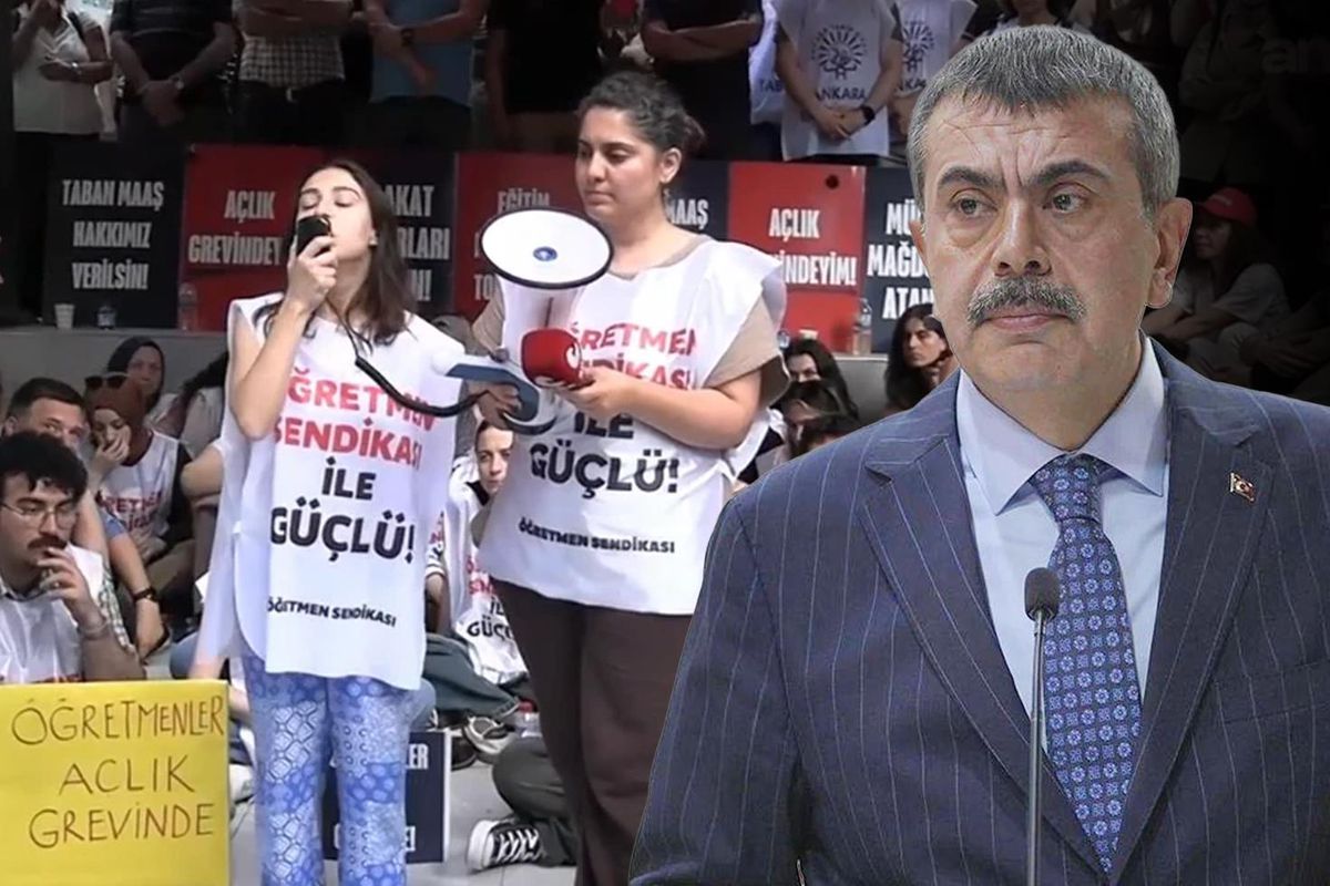 Bakan Tekin açlık grevindeki öğretmenlerle ilgili ilk kez konuştu: Keşke gelip bize söyleselerdi