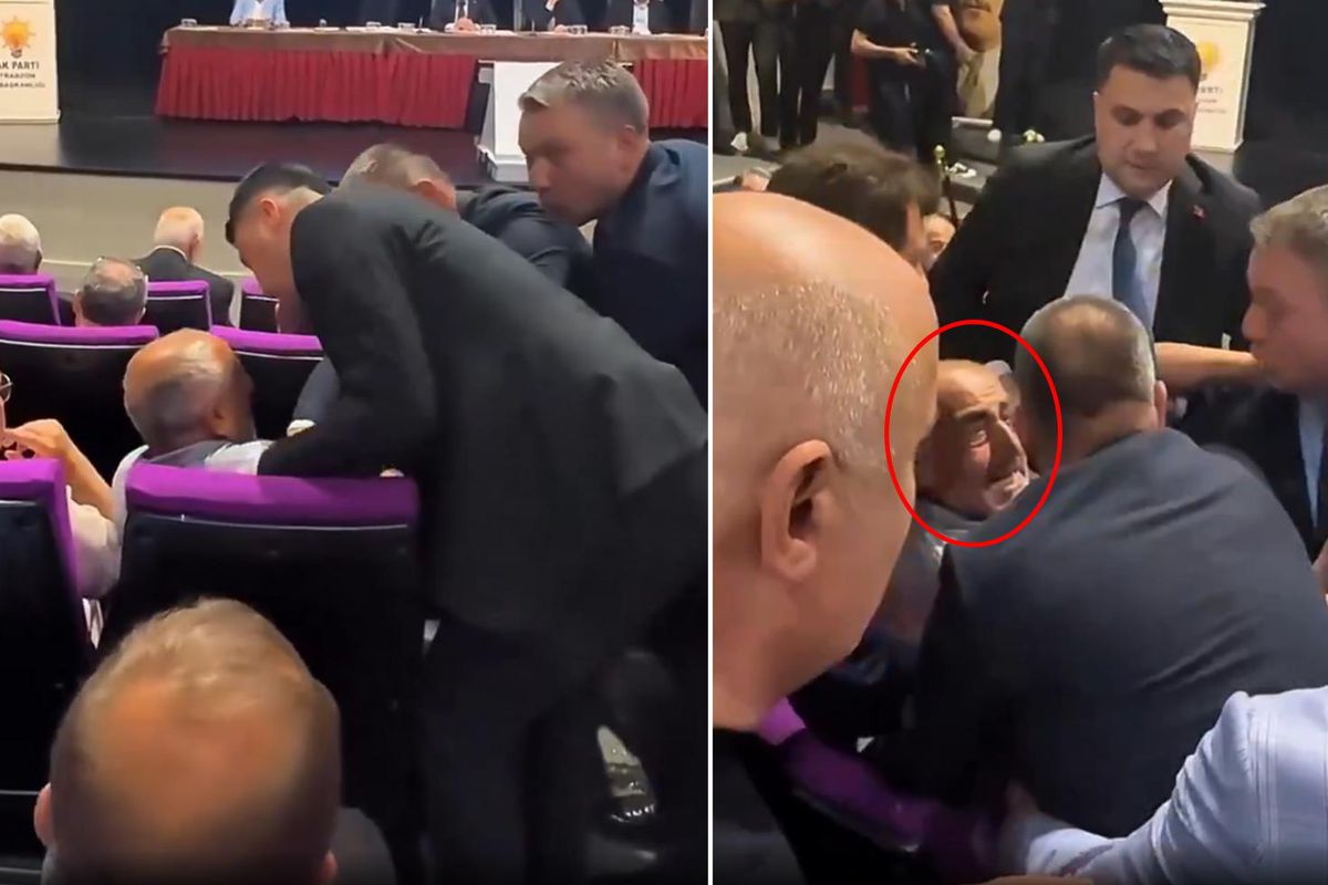 Belediye başkanına tepki gösterince yaka paça salondan atıldı: Yalan konuşuyorsun