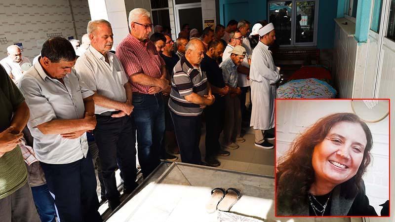 Boşanma aşamasındaki eşi tarafından öldürülen Ulviye son yolculuğuna uğurlandı