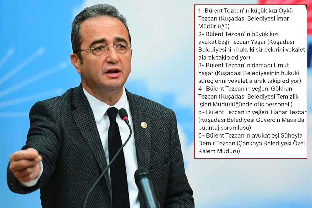 CHP'li Bülent Tezcan hakkında 
