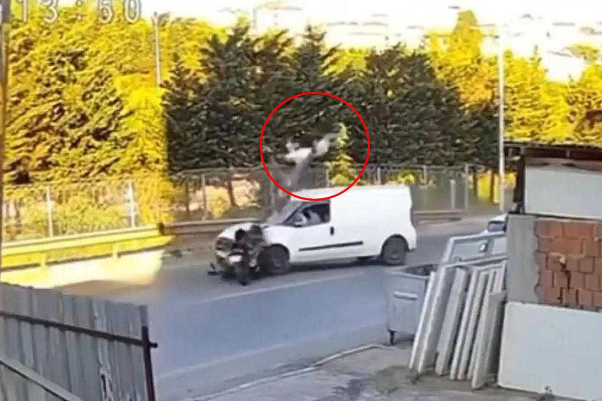 Dehşete düşüren kaza! Hatasının bedelini çok ağır ödedi