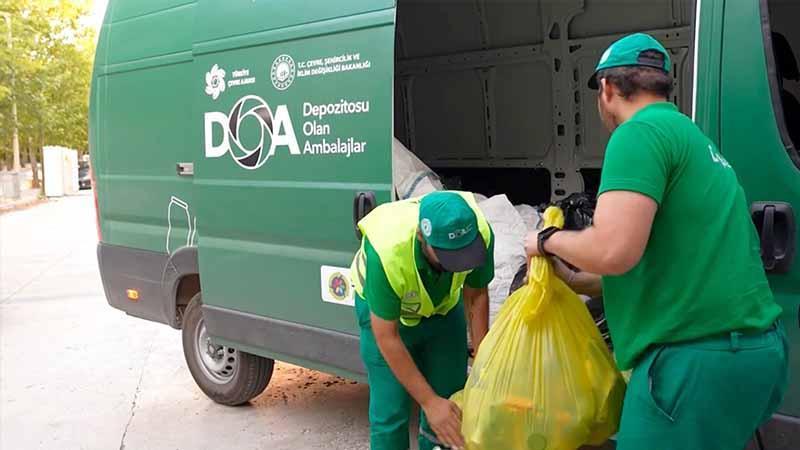 DOA ile 17 günde 33 milyon ambalaj geri dönüşüme kazandırıldı