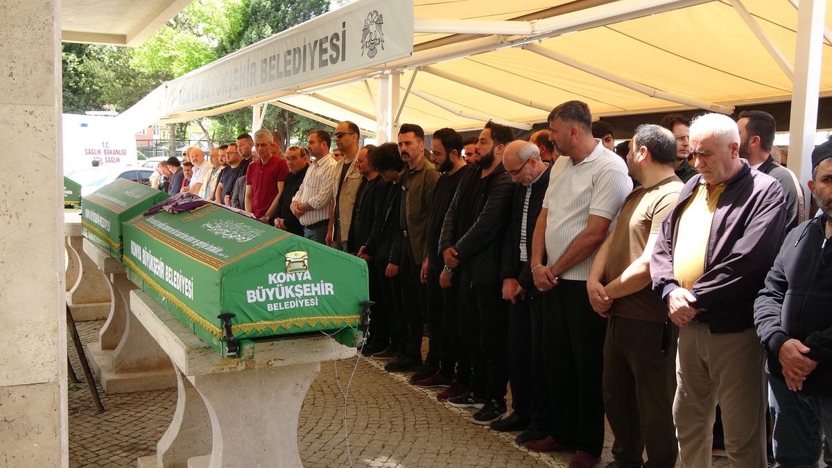 Elleri ve üstü kan içindeydi! Konya'daki aile vahşetinde veteriner çift toprağa verildi