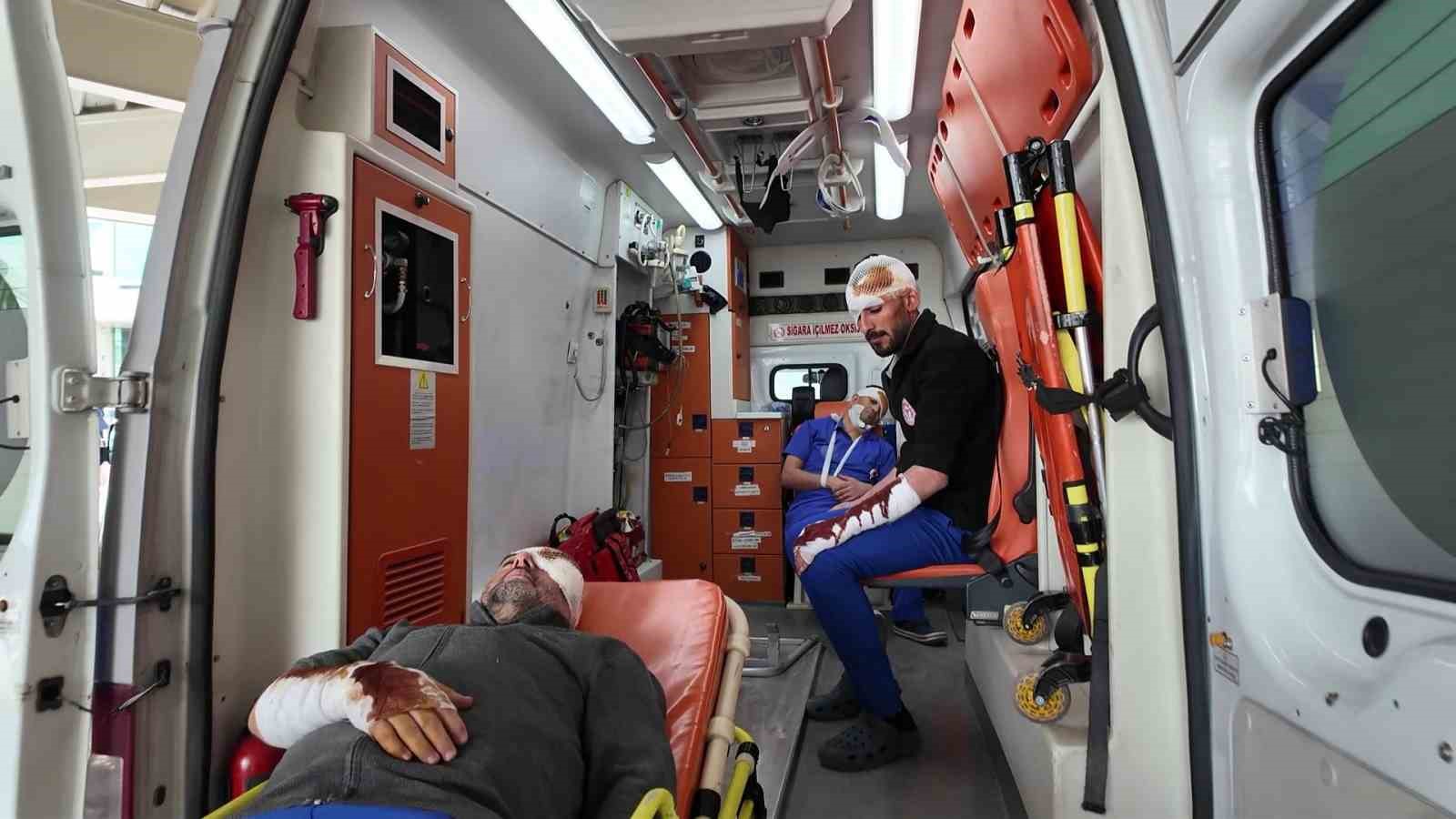 Erzurum Şehir Hastanesi’nde gerçeği aratmayan tatbikat