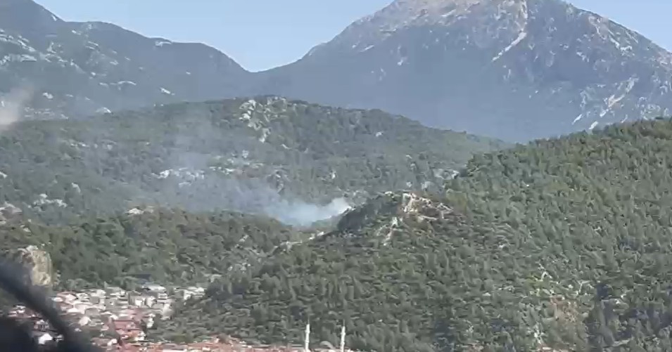 Fethiye’de orman yangını