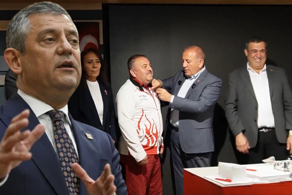 Gürsel Tekin, CHP'ye geri dönen partililere rozet taktı