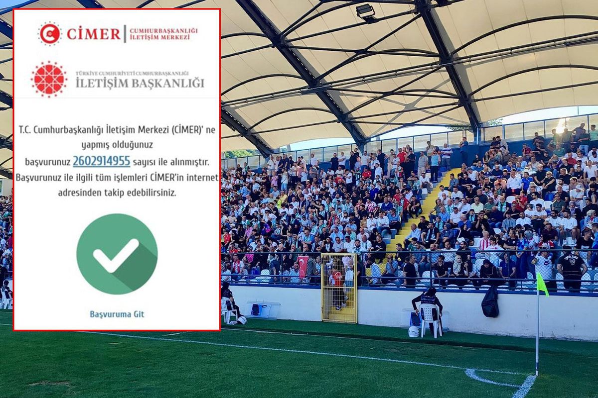Hakemin kararını beğenmeyip CİMER'e şikayet ettiler