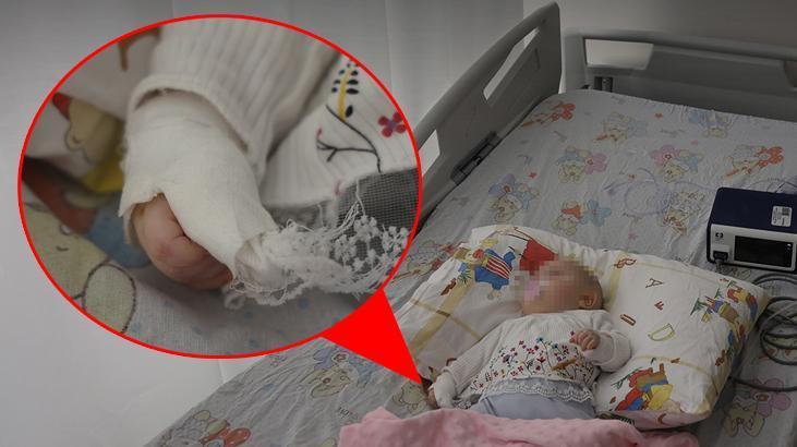 Hatay'da kan donduran olay! Serum yerine bebeğin parmağı kesildi