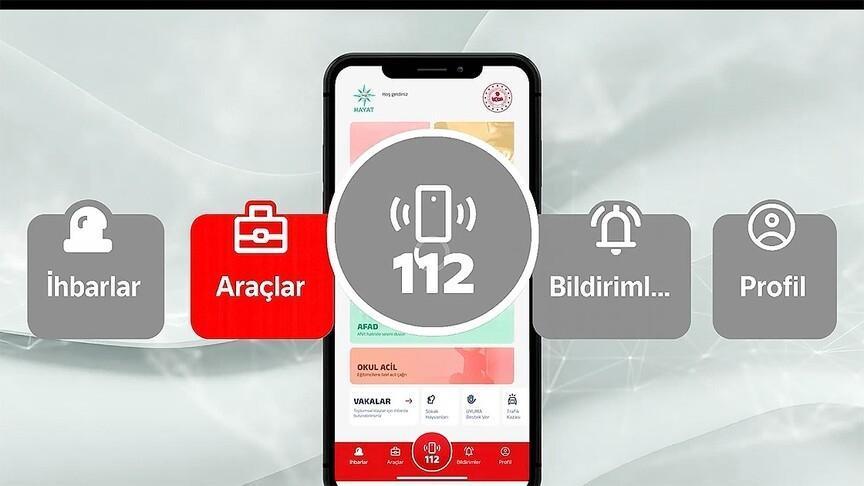 HAYAT 112 Acil'in ilk ay bilançosu açıklandı! Bir ayda 600 bin indirme, 12 milyon işlem