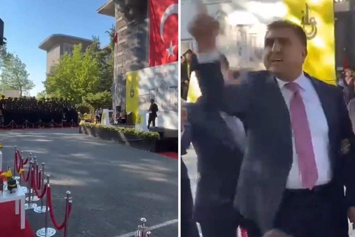 İstanbul Erkek Lisesi'nin mezuniyet töreni karıştı! Öğrenciler, okul müdürüne sırtını döndü