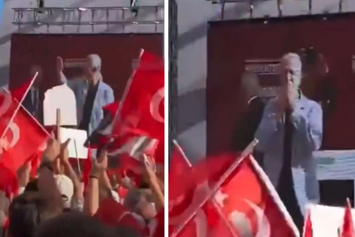 İYİ Parti’nin “Bayrak Açıyorum” mitingine Mansur Yavaş da katıldı