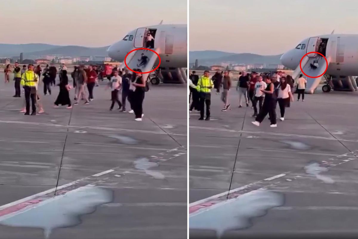 İzmir uçağında panik anları! Dumanı fark edince yolcuları apar topar tahliye ettiler