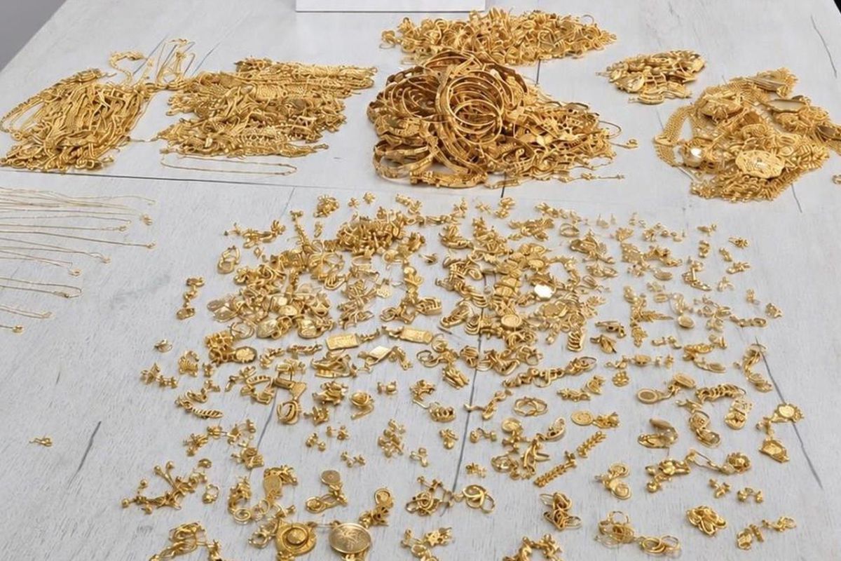 Kapıkule'de 5 Kilo Altın Takı Ele Geçirildi