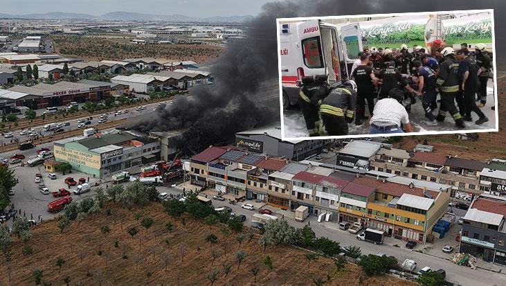 Konya'daki fabrika yangınında acı haber! 1 itfaiye personeli şehit oldu