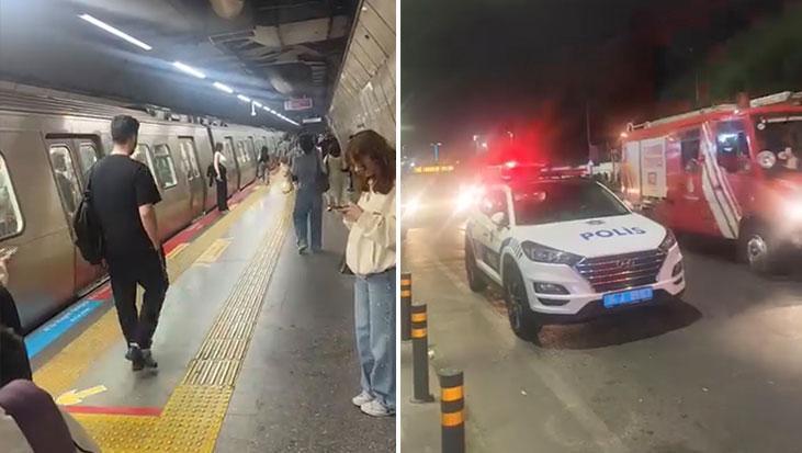 Mecidiyeköy metro istasyonunda acı olay! Perona yaklaşan trenin önüne atladı