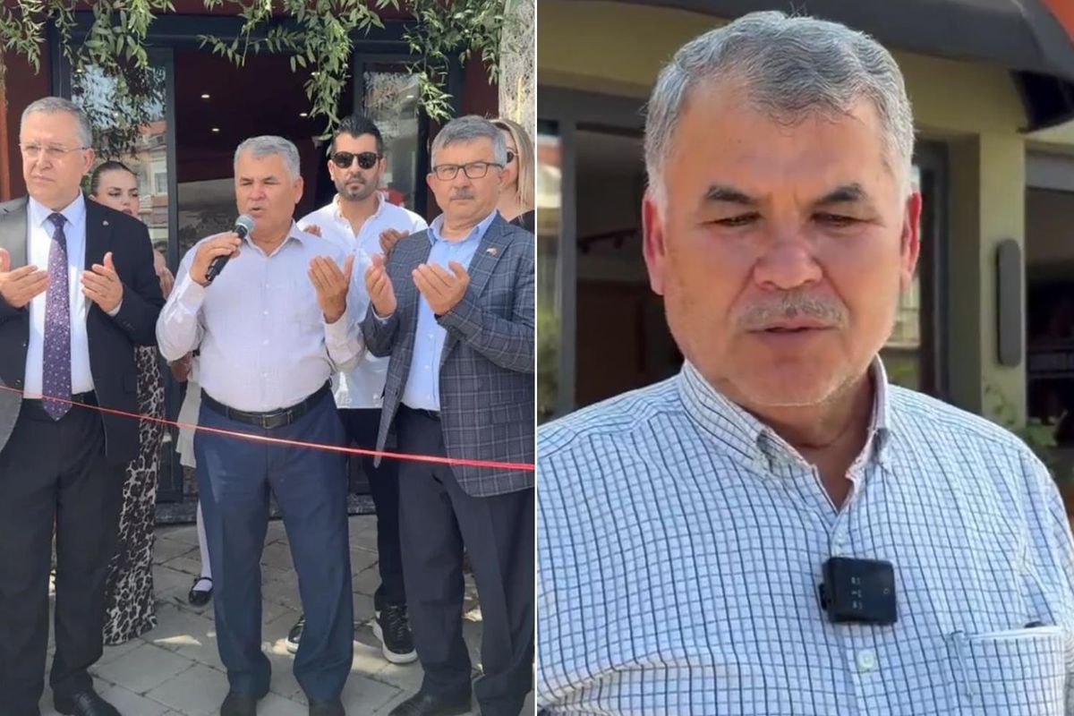 Meyhane açılışında dua eden emekli imamdan dikkat çeken sözler