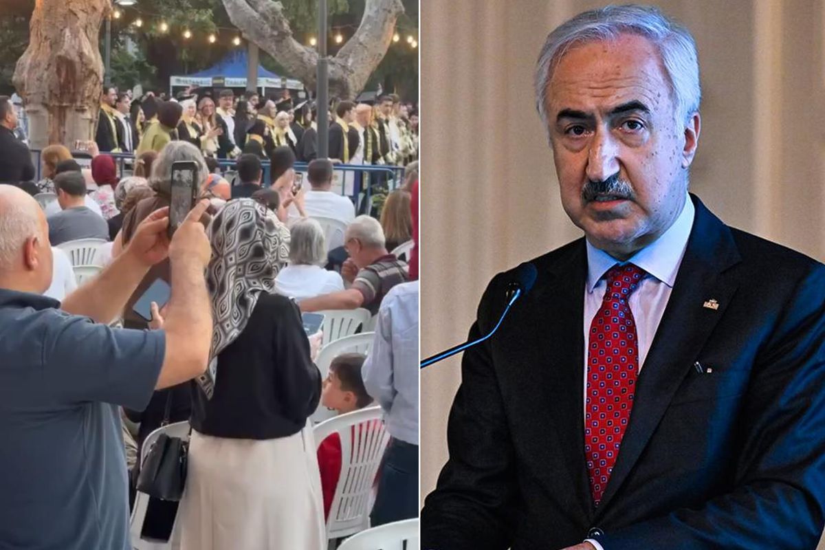 Mezuniyet törenine damga vuran protesto! Öğrenciler rektöre sırtını döndü