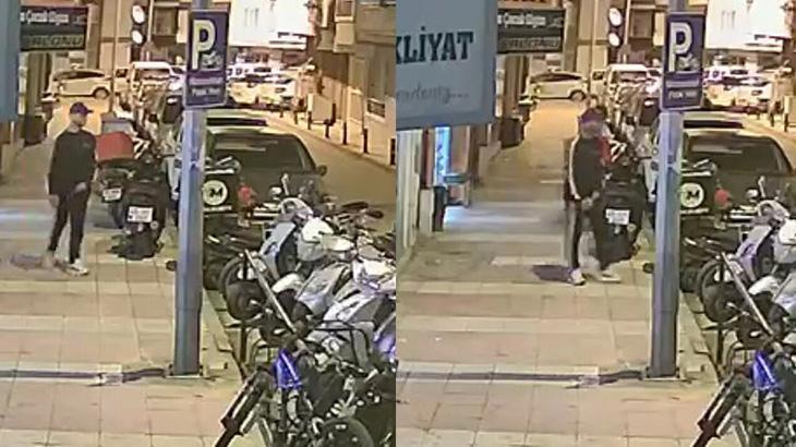 Motosiklet hırsızlığı şüphelisi 120 güvenlik kamerası incelenerek yakalandı