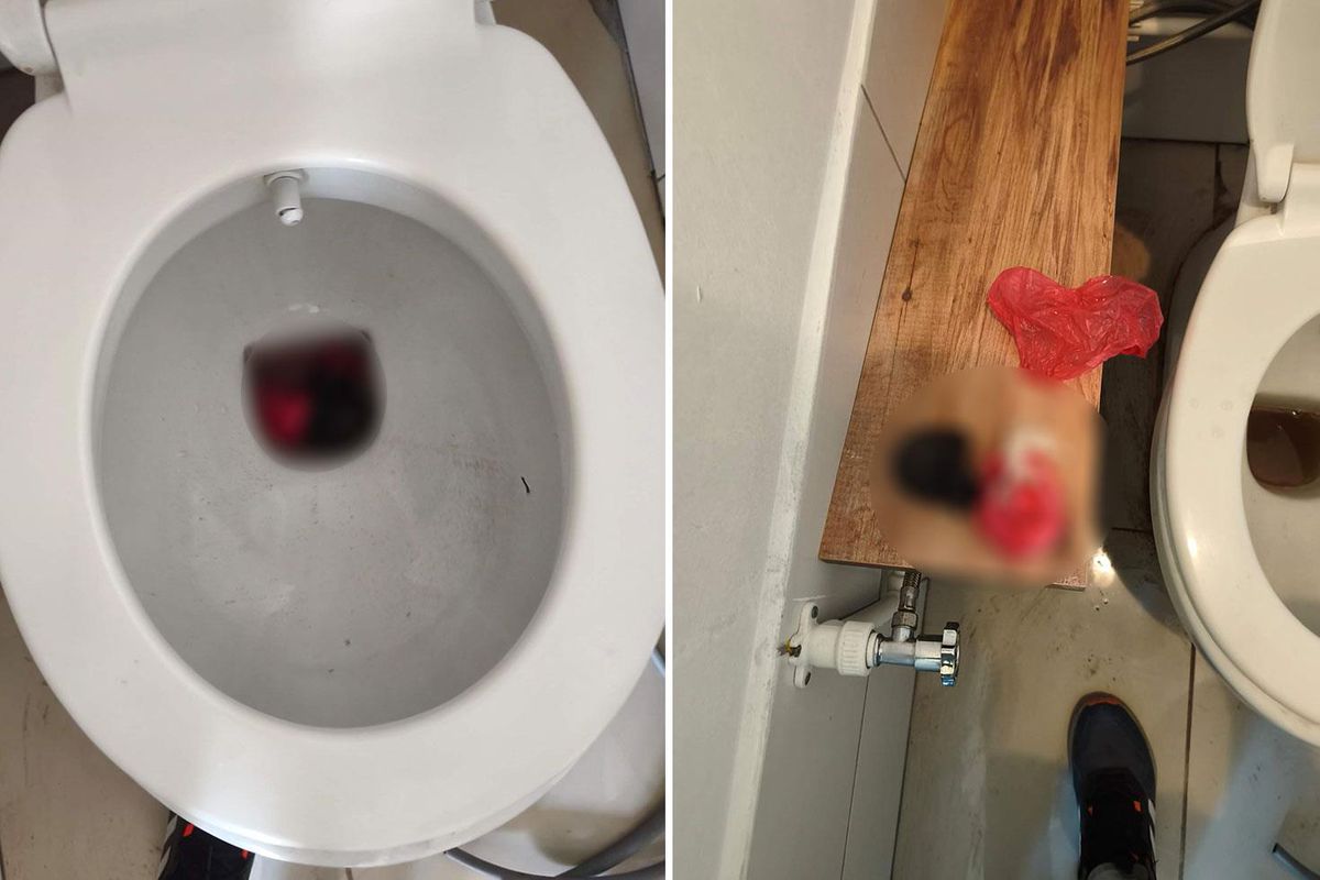 Polisi fark edince tuvalete kaçtı, sifon çalışmayınca yakalandı