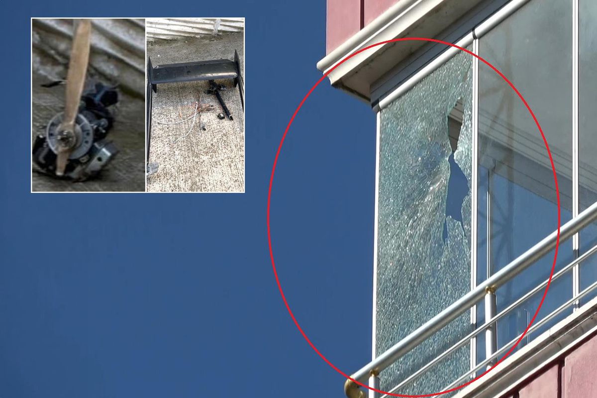 Samsun'da İHA düştü! Büyük panik yaşandı, evlerde hasar oluştu