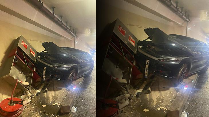 Son dakika... Avrasya Tüneli'nde kaza! Valilikten 'deniz suyu' açıklaması