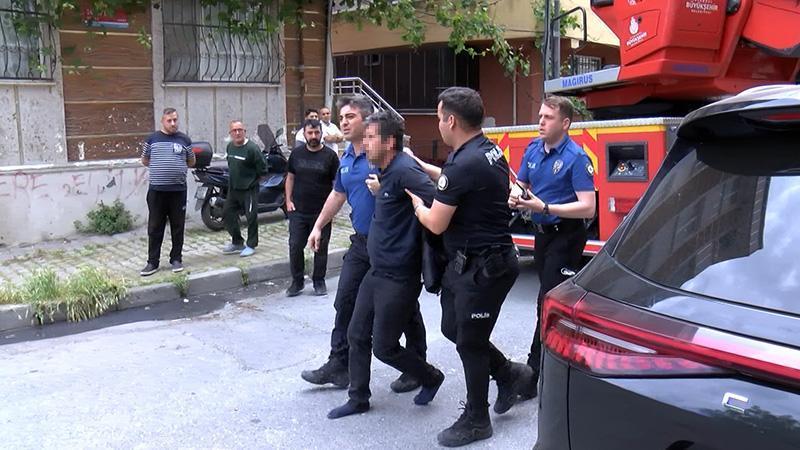 Sultangazi’de annesini rehin alan şüpheli ağabeyinin ihbarıyla yakalandı