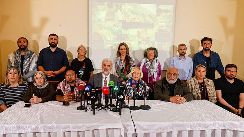 Sumud’a saldırı sonrası STK’lardan basın açıklaması