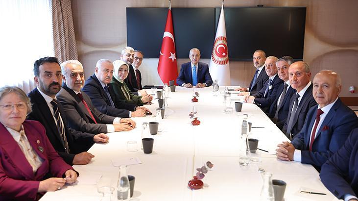 TBMM Başkanı Kurtulmuş, Süryani toplumu temsilcilerini kabul etti