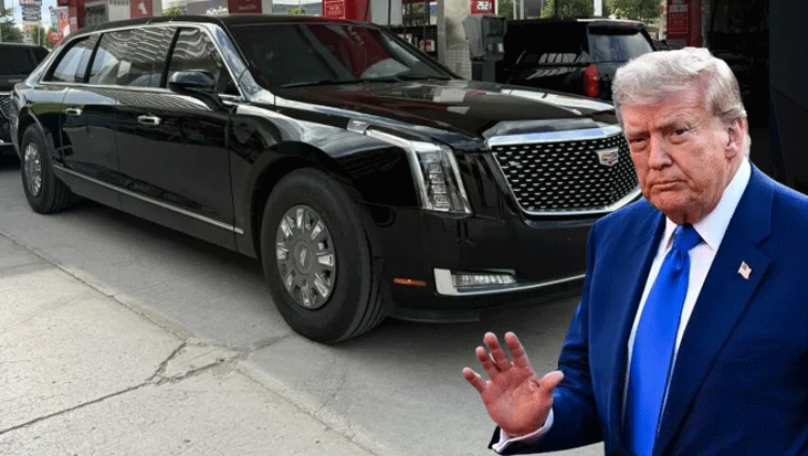 Trump'ın 'Canavar’ lakaplı makam araçları Ankara'da