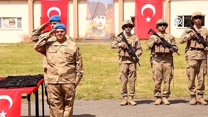 Tüm süreç gizli tutuldu: Komando Tugayı'nda yemin etti! Bir babanın gurur günü
