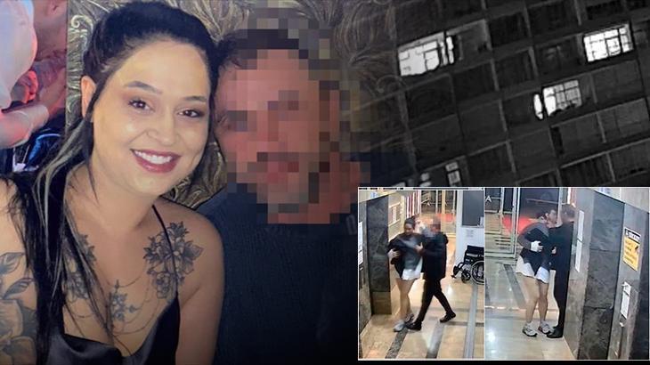 Türkan Biçer'in sır ölümünde yeni görüntüler! Boğazını sıkarak asansöre bindirdi