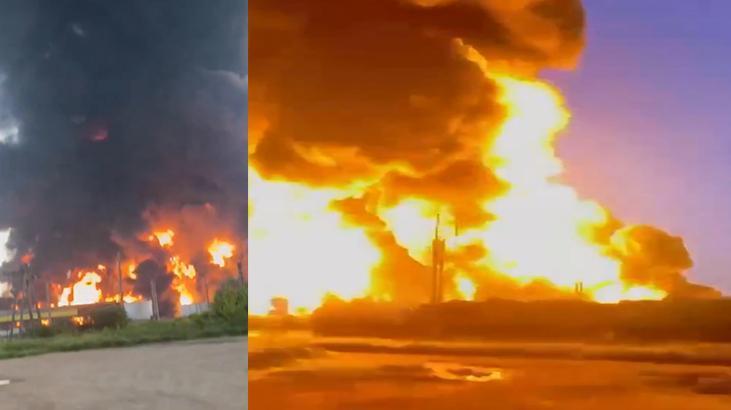 Ukrayna'dan Rusya'ya İHA saldırısı! 'Petrol tesisi vuruldu'