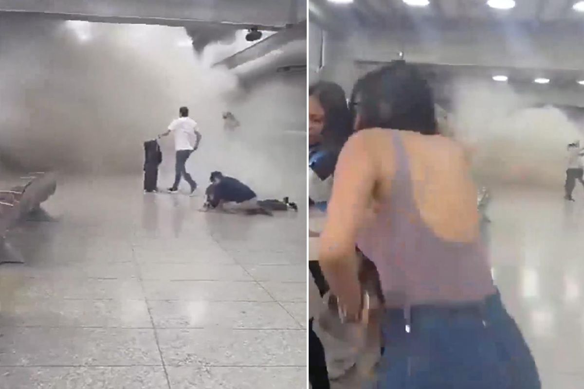 Venezuela'daki deprem anı kamerada! Havalimanındaki panik saniye saniye kaydedildi