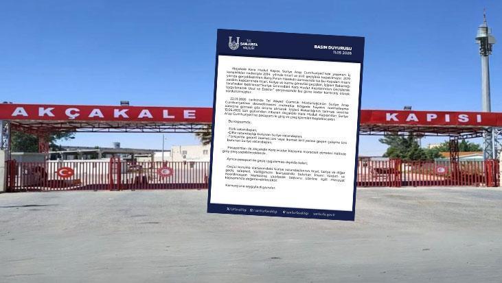 Akçakale'de 12 yıl sonra bir ilk! Sınırda kilitler açıldı, pasaportlu geçiş başlıyor