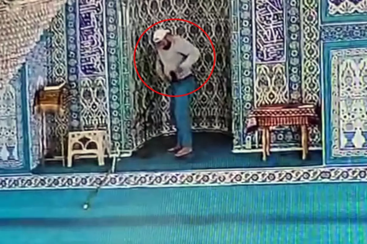 Camide yaptığı rezilliğe bakın: Kimse görmüyor sandı ama kamera kayıttaydı