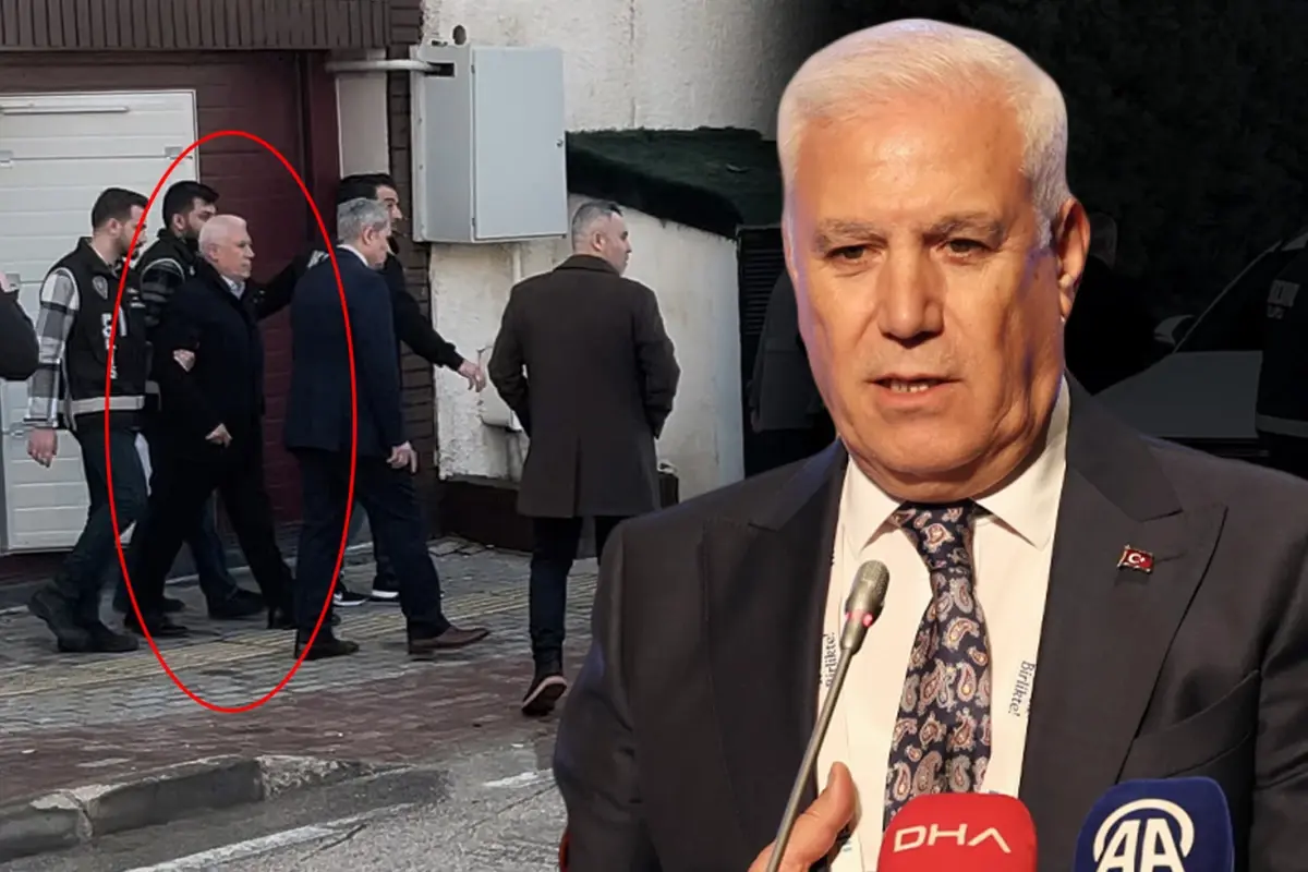 CHP'li Başkan Mustafa Bozbey ve ailesinin gözaltına alındığı anlar