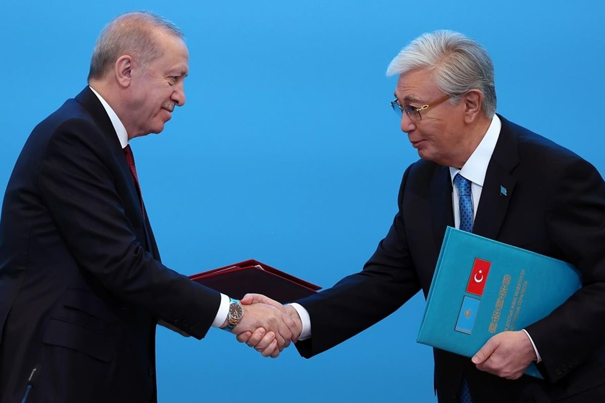 Cumhurbaşkanı Erdoğan Astana'da: Kazakistan'la 13 anlaşma imzalandı
