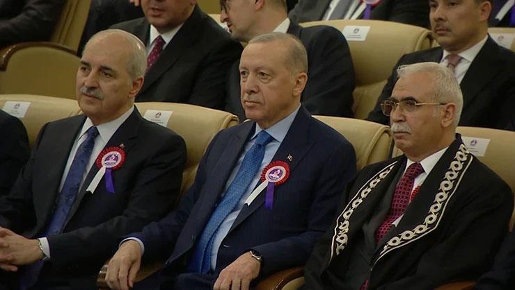 Cumhurbaşkanı Erdoğan, AYM'nin 64. kuruluş yıl dönümü törenine katıldı