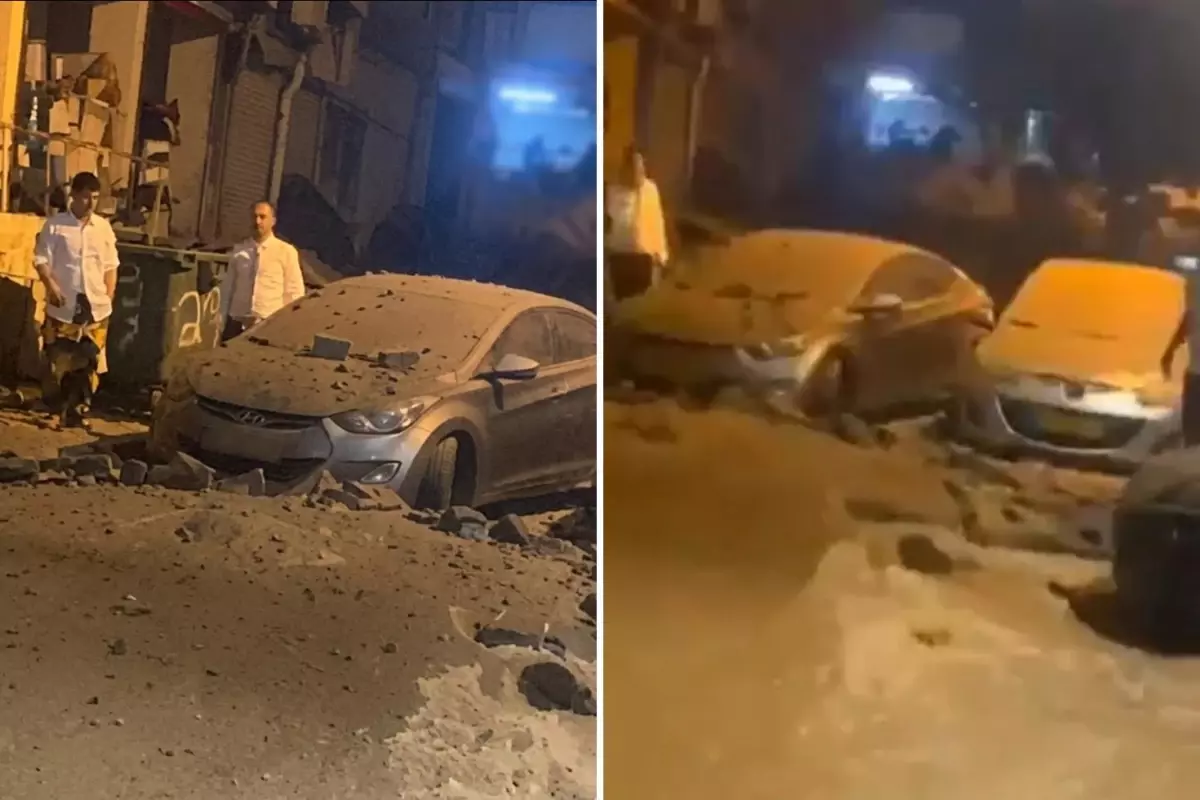 İran füzeleri İsrail'in kanalizasyon sistemini çökertti