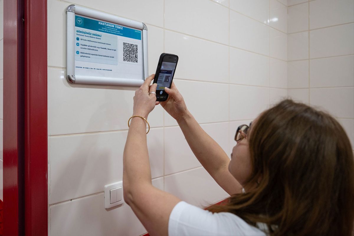 İstanbul'da hastanelerde temizlik veya teknik sorunlar QR kodla bildirilecek