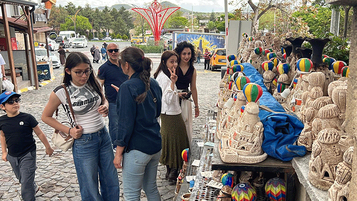Kapadokya'da bayram tatili yoğunluğu! Otellerin yüzde 80'i doldu
