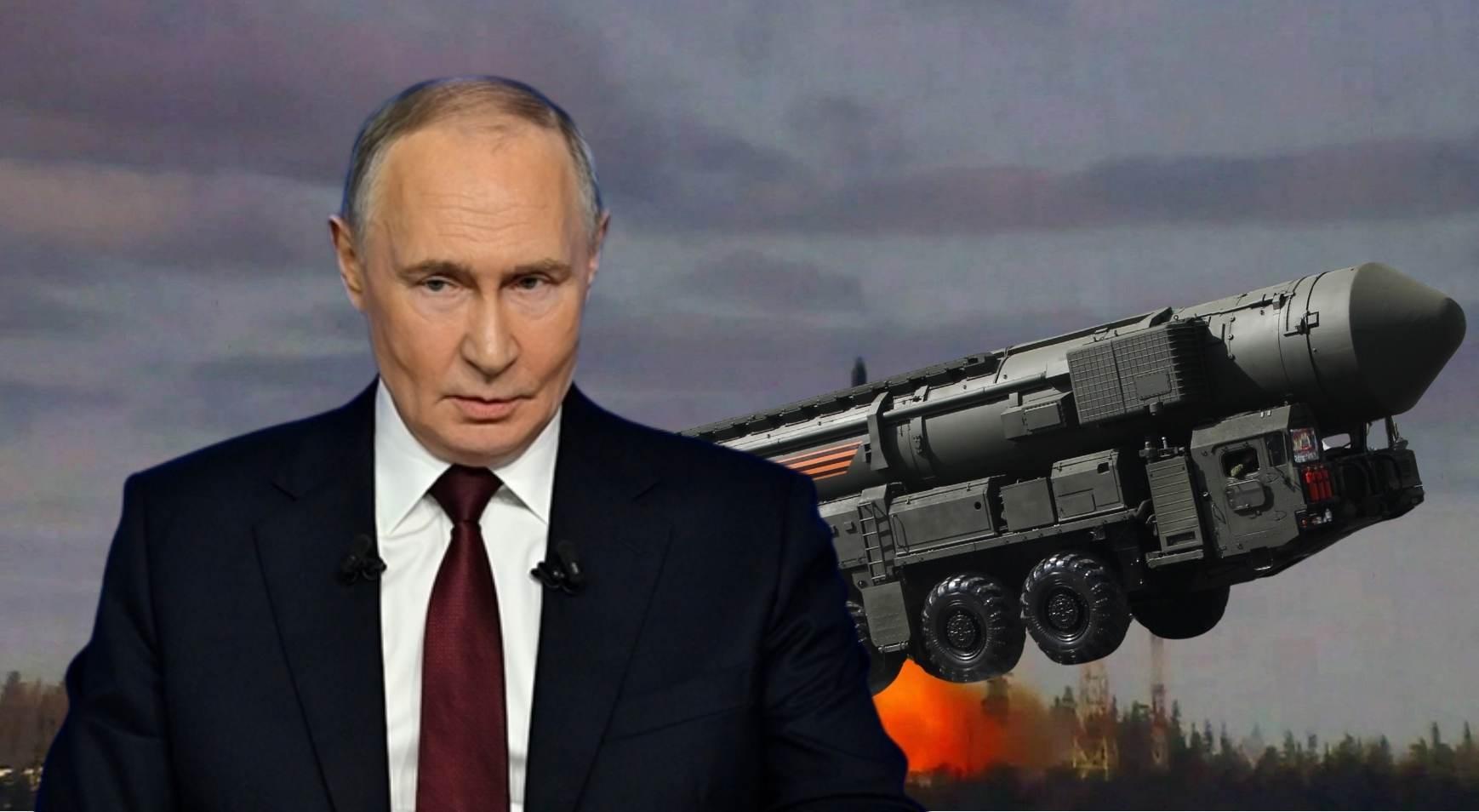 Putin'den 35 bin kilometre menzilli füze açıklaması! Sarmat'ın test atışı yapıldı