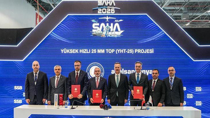 SSB ile ASELSAN Konya arasında yüksek hızlı top sözleşmesi imzalandı